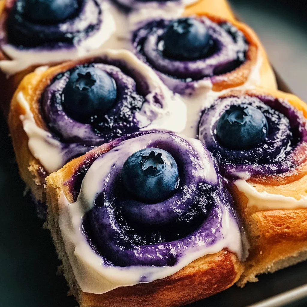 Blueberry Cinnamon Rolls