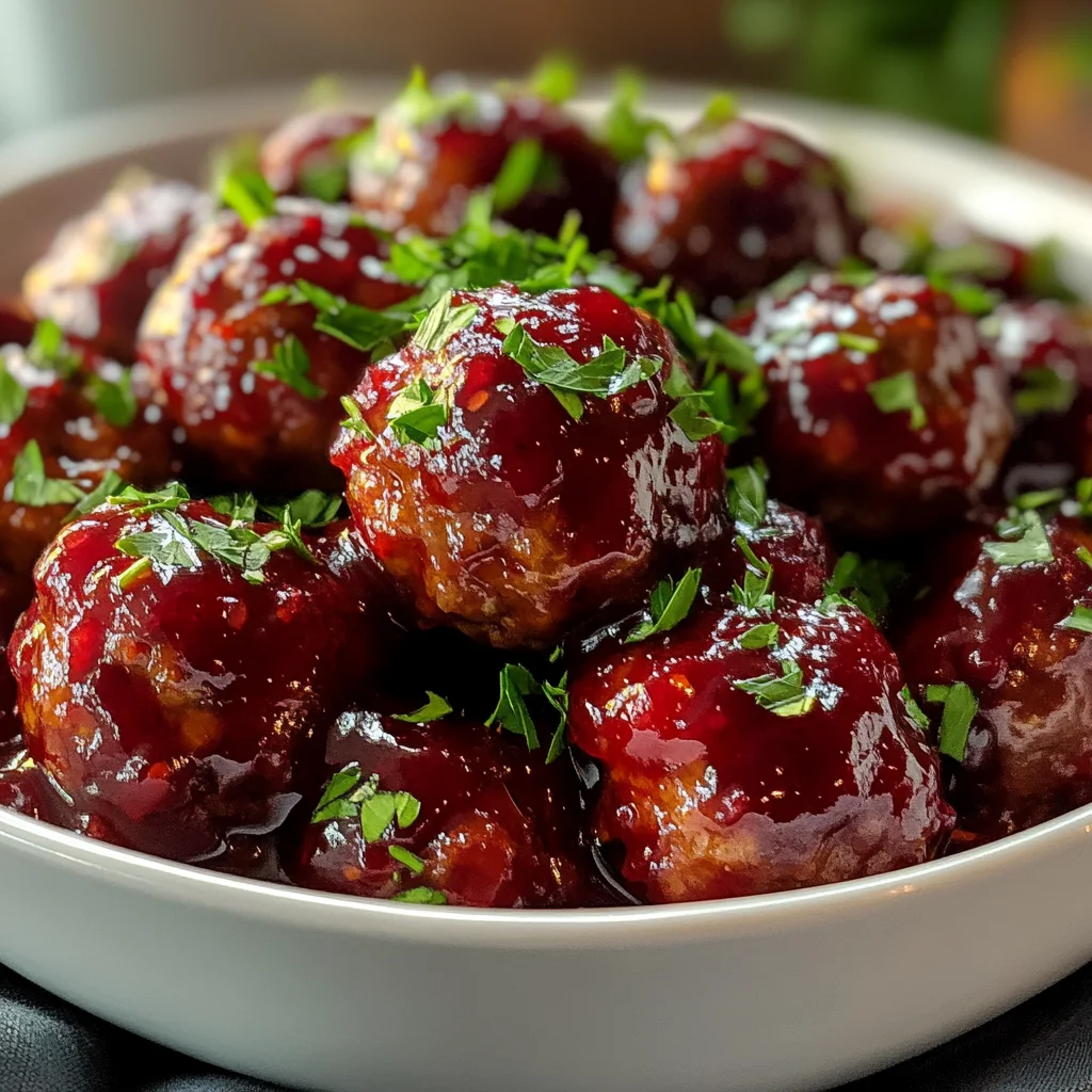 Cape Cod Cocktail Meatballs