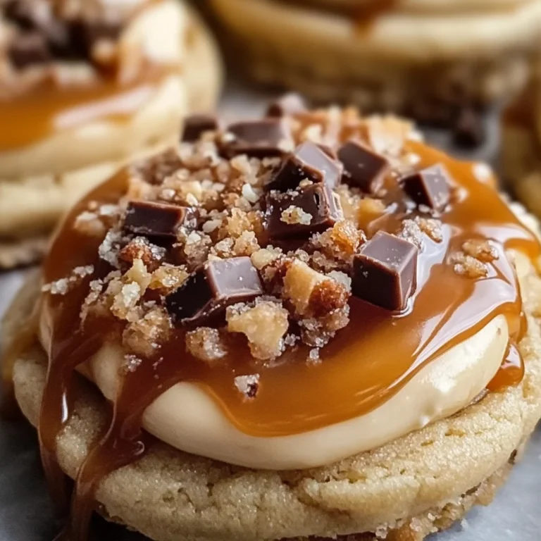 Caramel Cheesecake Cookie Treats