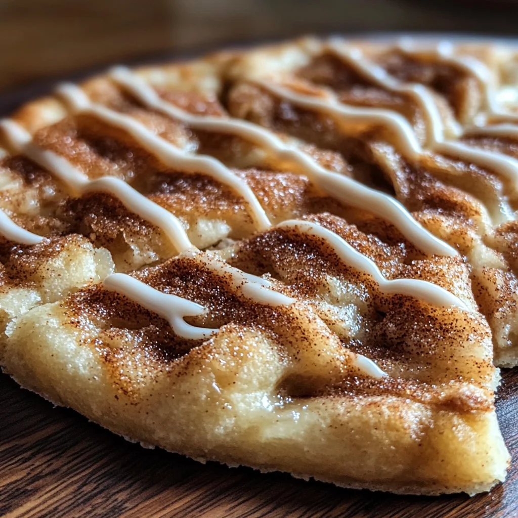 Cinnamon-Sugar Crescent Pizza