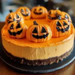 Glowing Jack-O’-Lantern Cheesecake