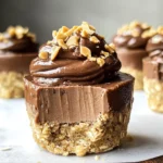 High Protein Frozen Chocolate Mousse Cups