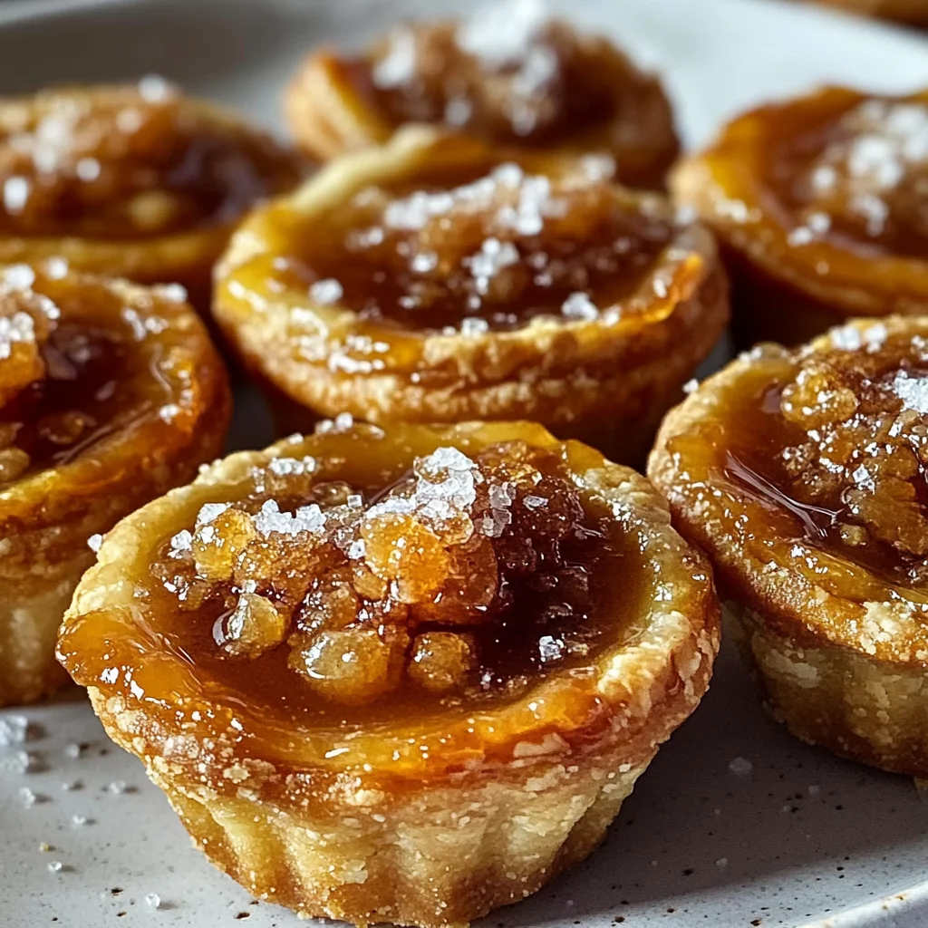 Mini Salted Maple Pies