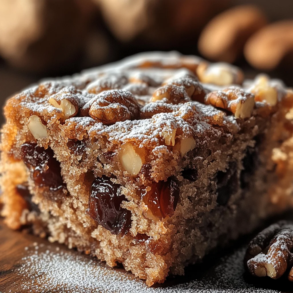 Moist Date and Walnut Cake