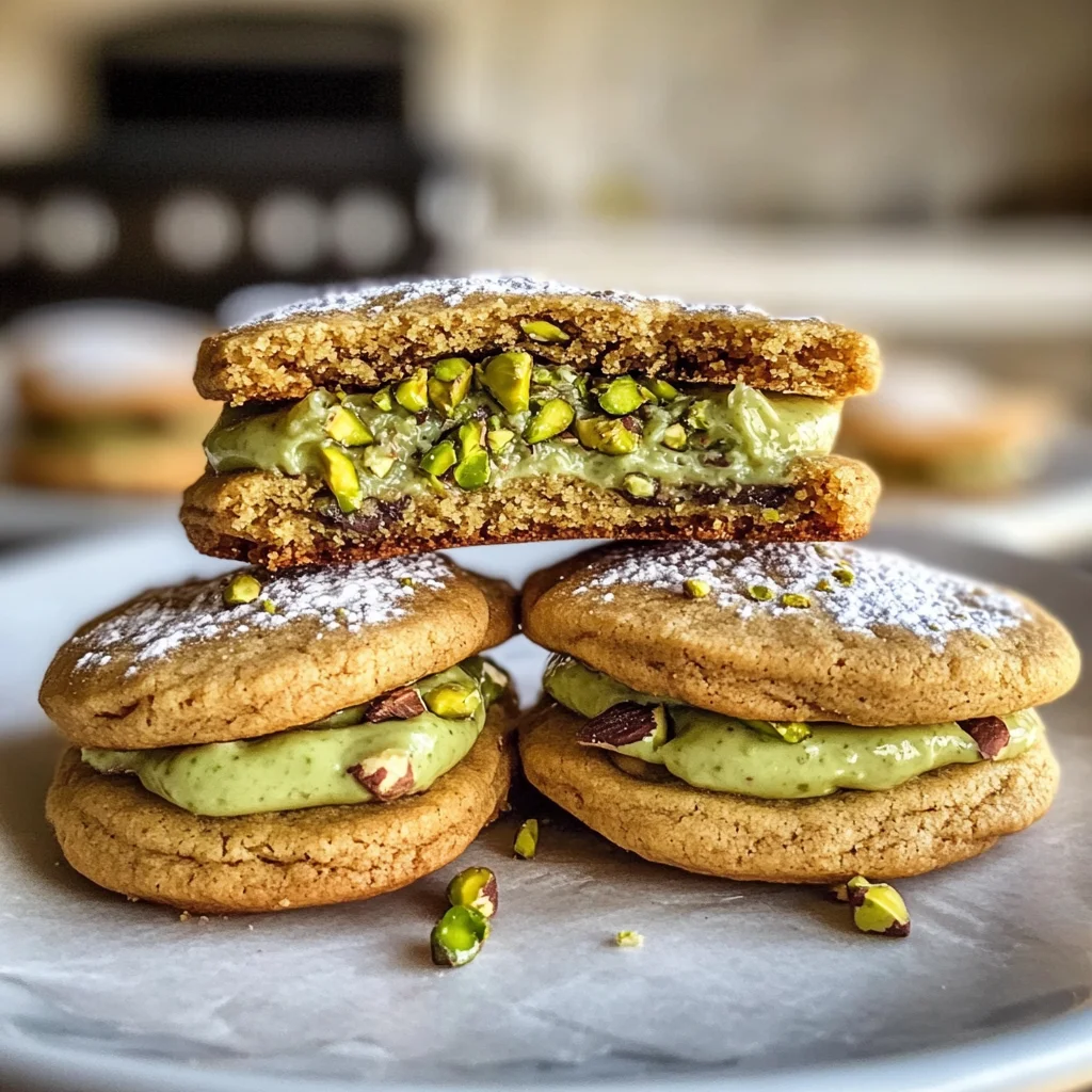 Pistachio Cream Cookies Recipe