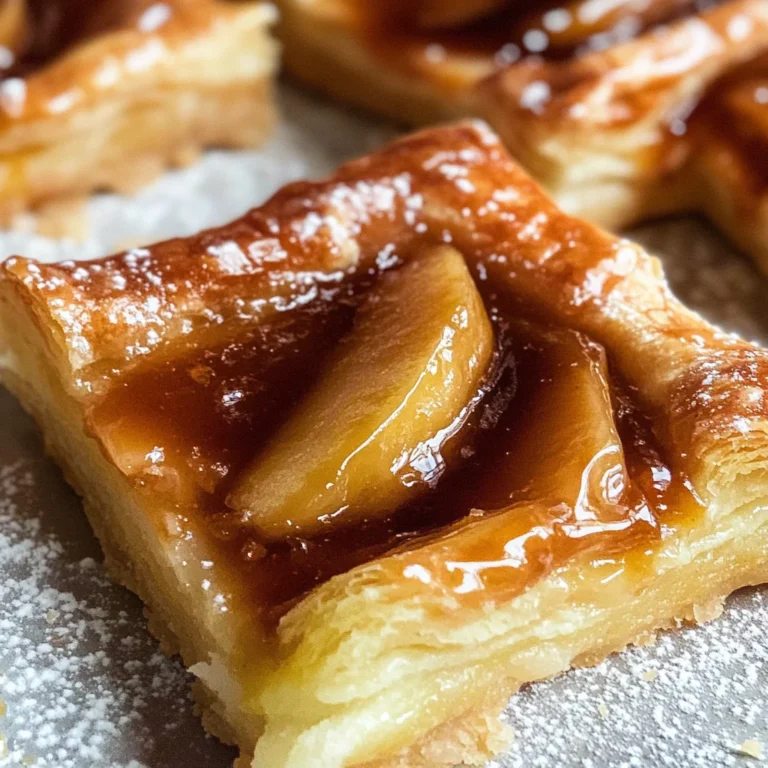 Puff Pastry Apple Tart (Quick & Easy)