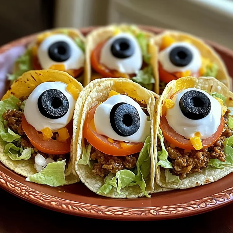 Spooky Eyeball Tacos