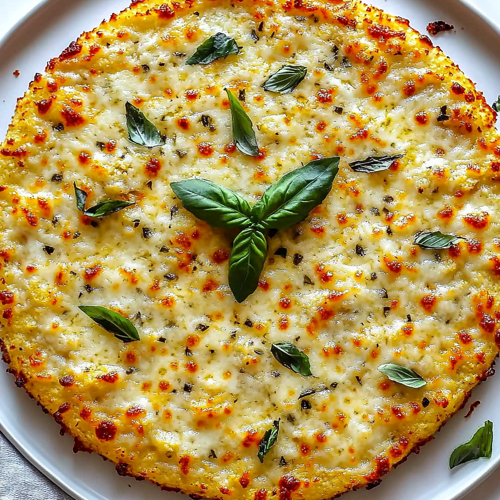 Crispy Cauliflower Pizza Crust (Easy and Low-Carb)