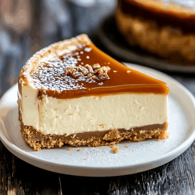 Biscoff Salted Caramel Cheesecake