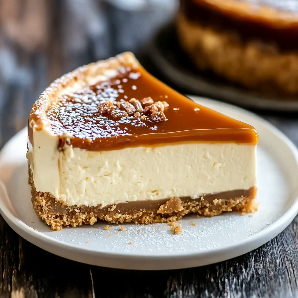 Biscoff Salted Caramel Cheesecake