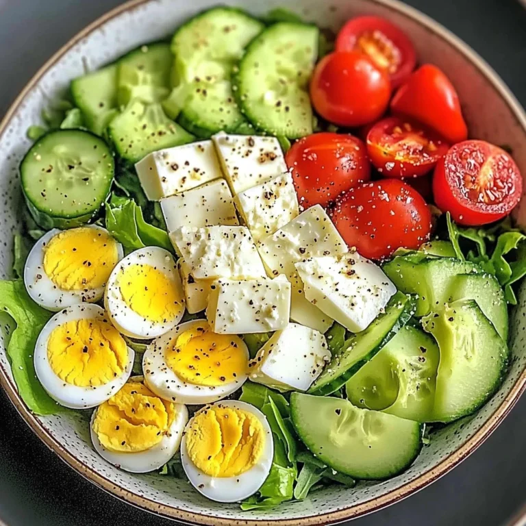 Avocado Egg Salad Bowl with Feta & Crunchy Cucumber