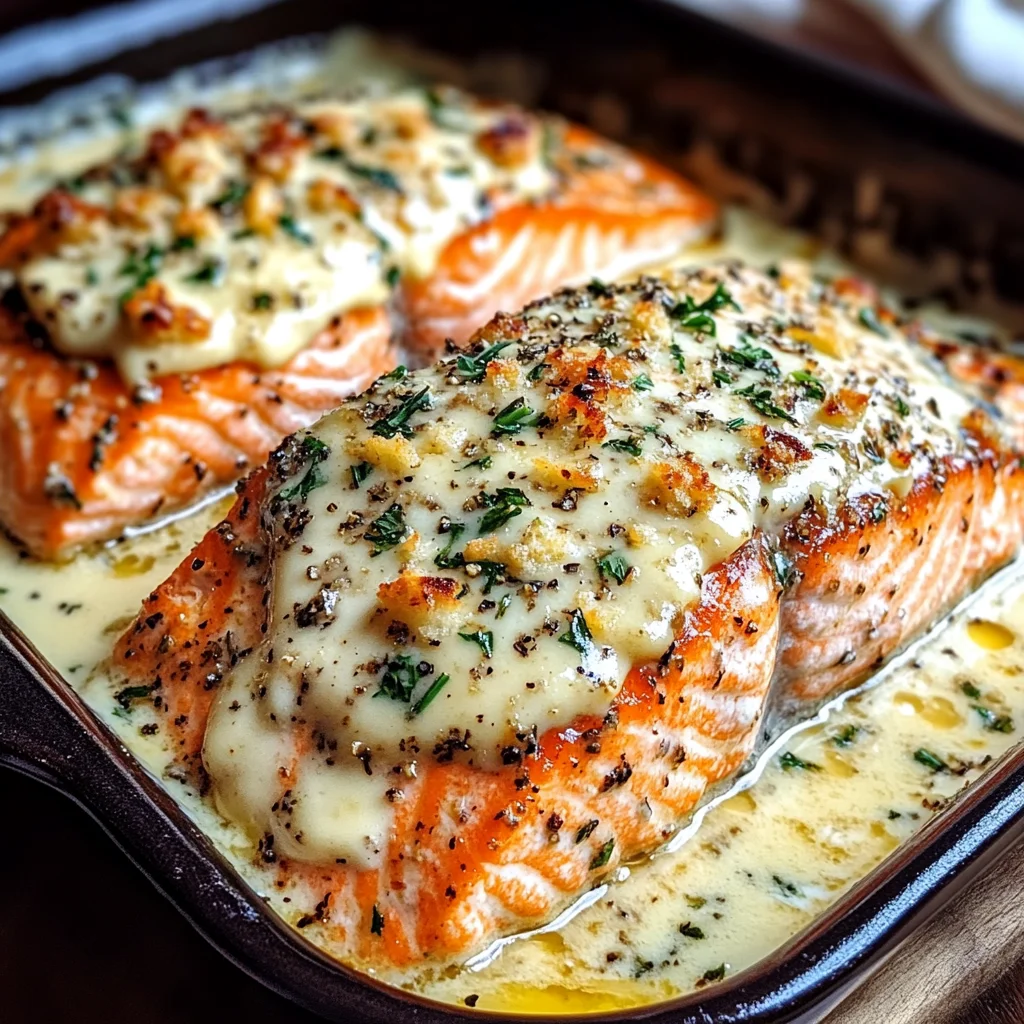 Baked Boursin Salmon – Creamy, Flavorful & Perfectly Baked