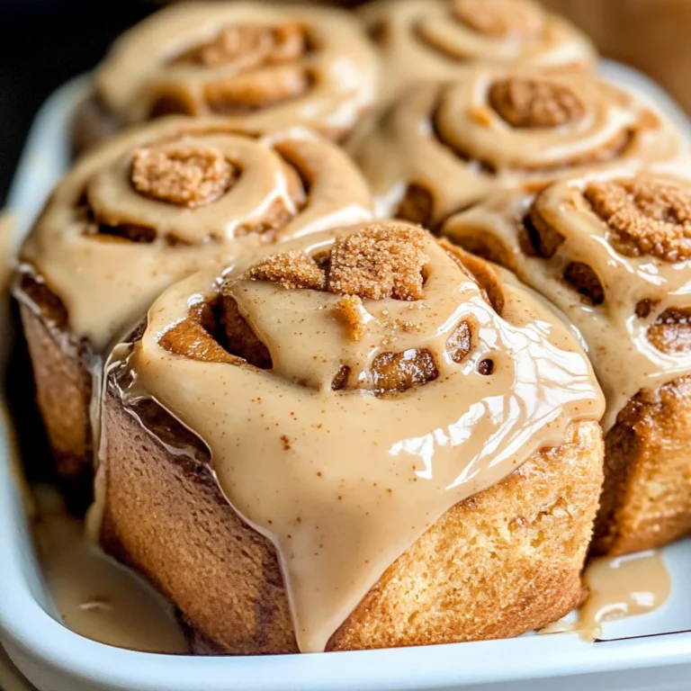 Biscoff Cinnamon Rolls