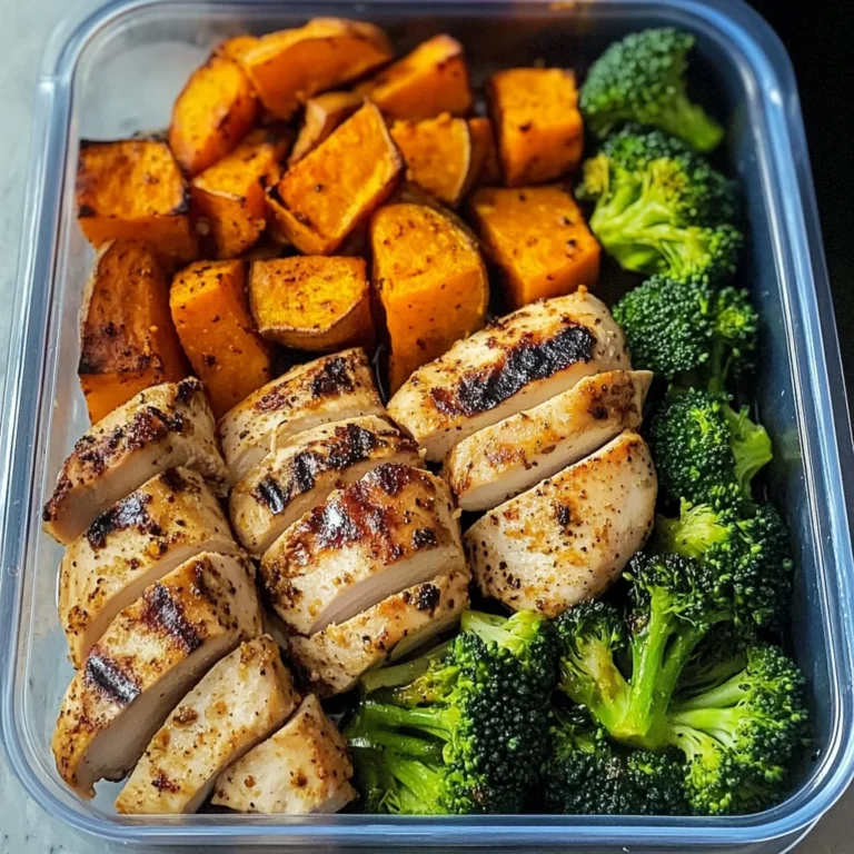 Chicken, Sweet Potato & Broccoli Meal Prep Bowls