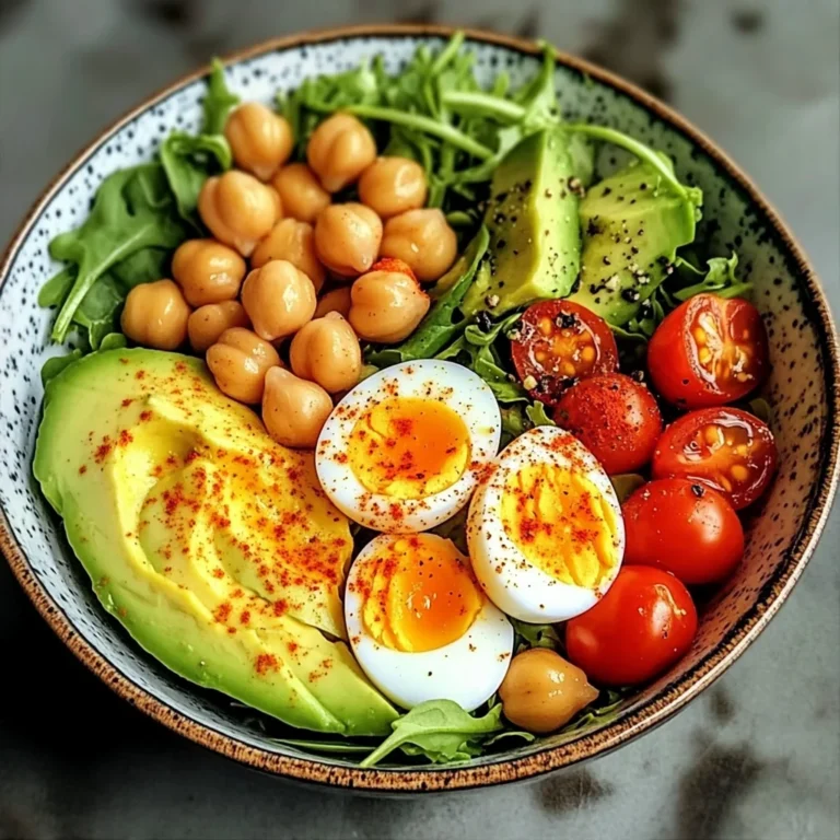 Chickpea & Egg Power Bowl