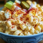 Deviled Egg Macaroni Salad