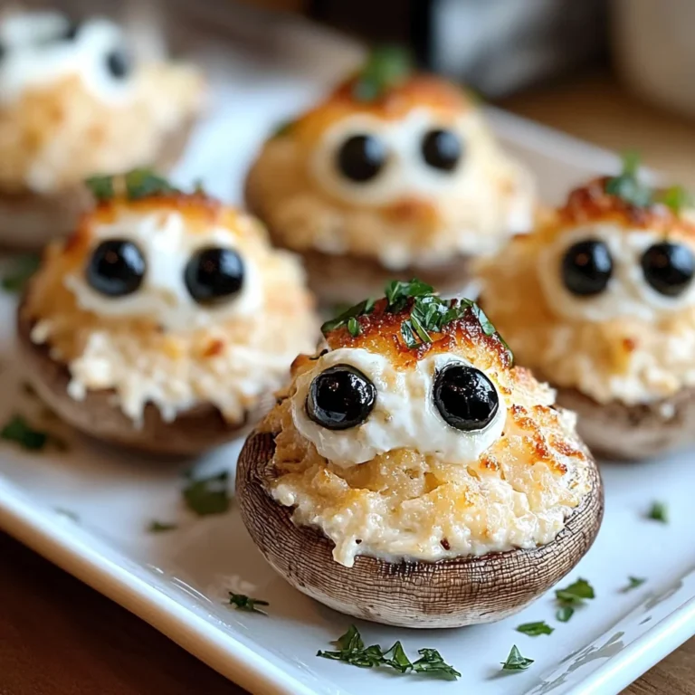 Ghostly Stuffed Mushrooms: An Amazing Ultimate Recipe