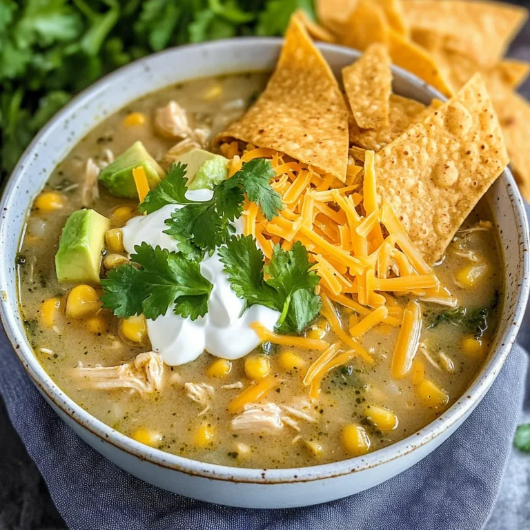 Green Enchilada Chicken Soup Recipe