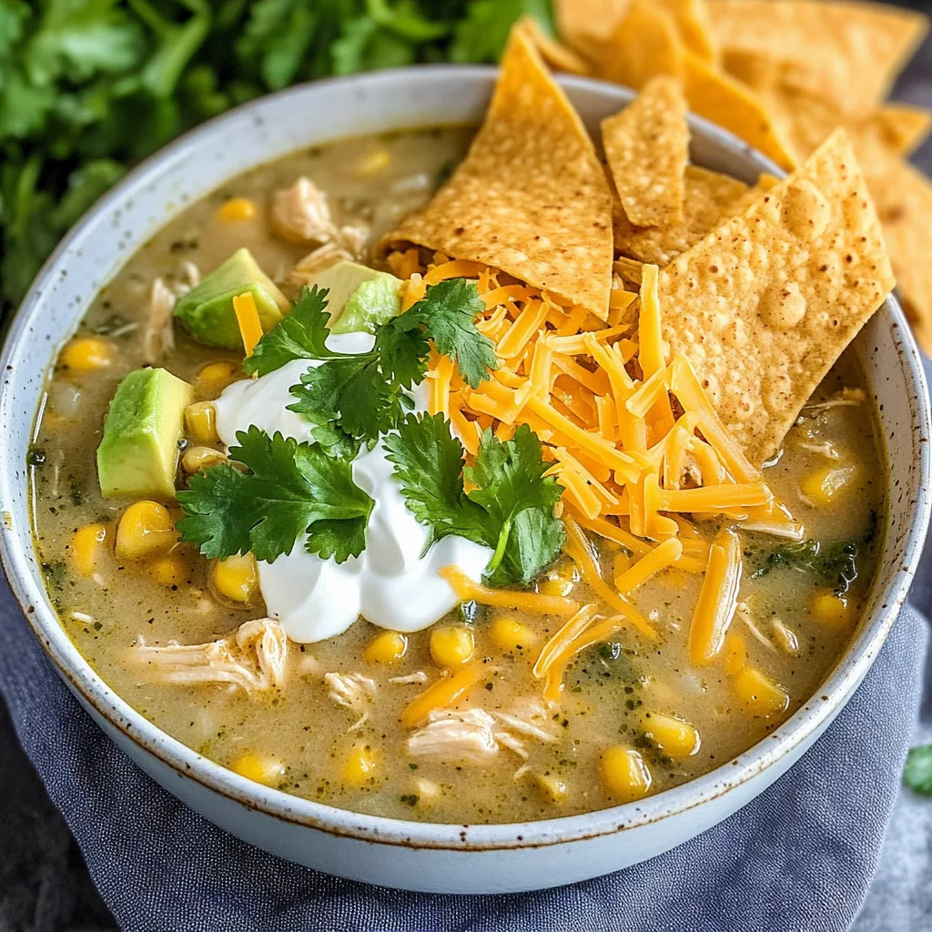 Green Enchilada Chicken Soup Recipe
