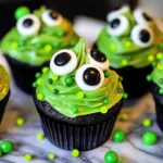 Halloween Slime Cupcakes