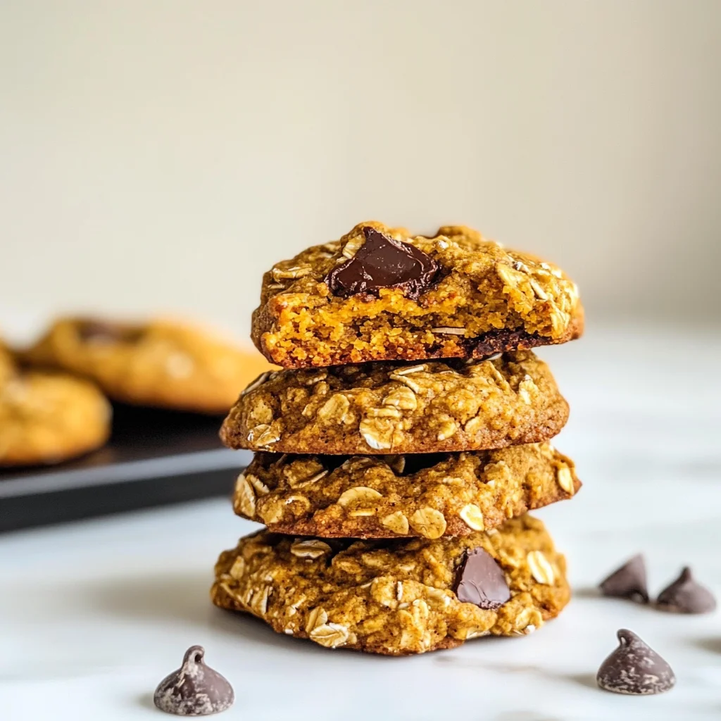 Healthy Pumpkin Oat Cookies