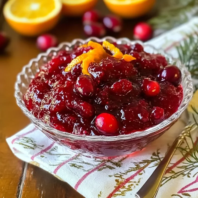 Homemade Cranberry Sauce