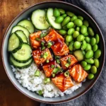 Honey Sriracha Salmon Bowls: A Sweet and Spicy Delight