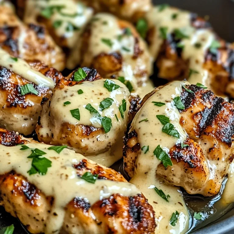 How to Make the Best Creamy Garlic Sauce for Grilled Chicken Bites