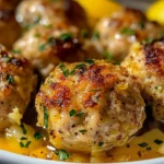 Lemon Pepper Chicken Meatballs