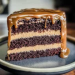 Salted Caramel Chocolate Espresso Cake