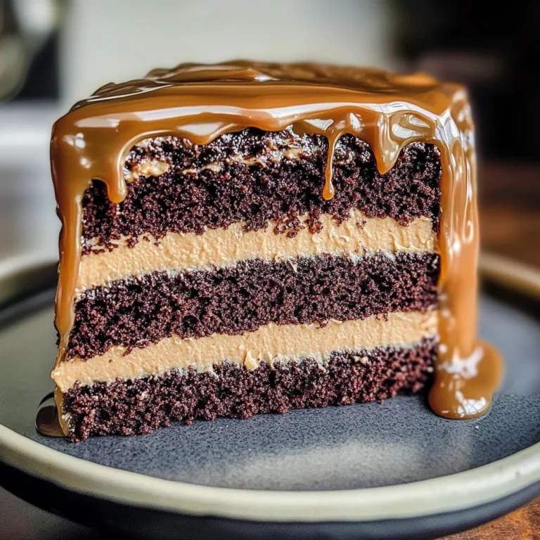 Salted Caramel Chocolate Espresso Cake