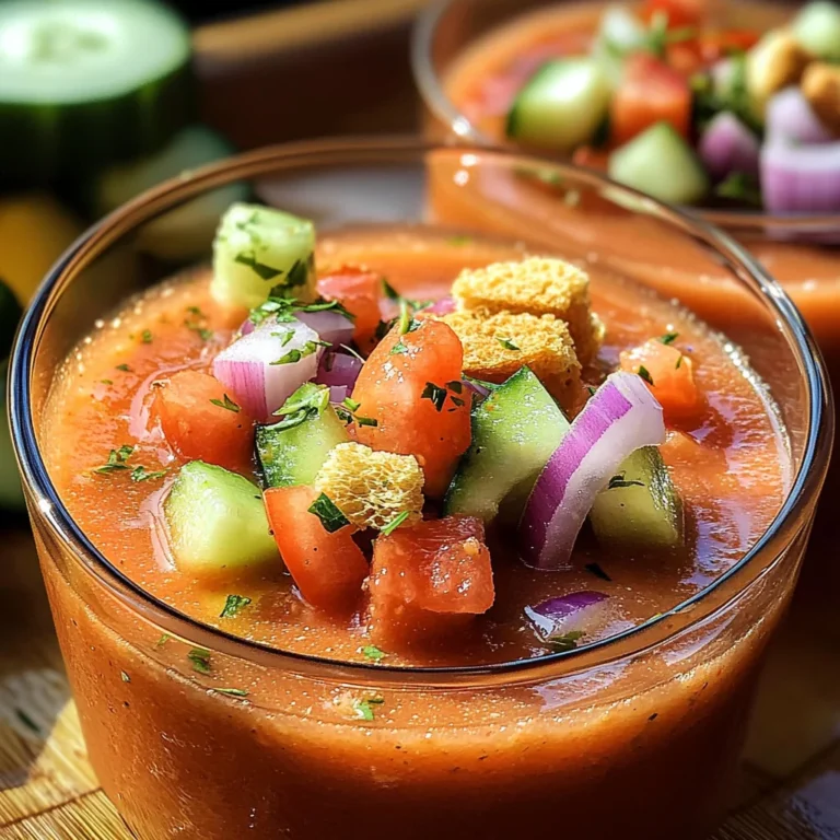 Spanish gazpacho recipe
